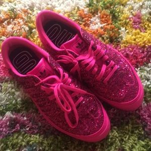 Neon Pink Sparkle Sambas